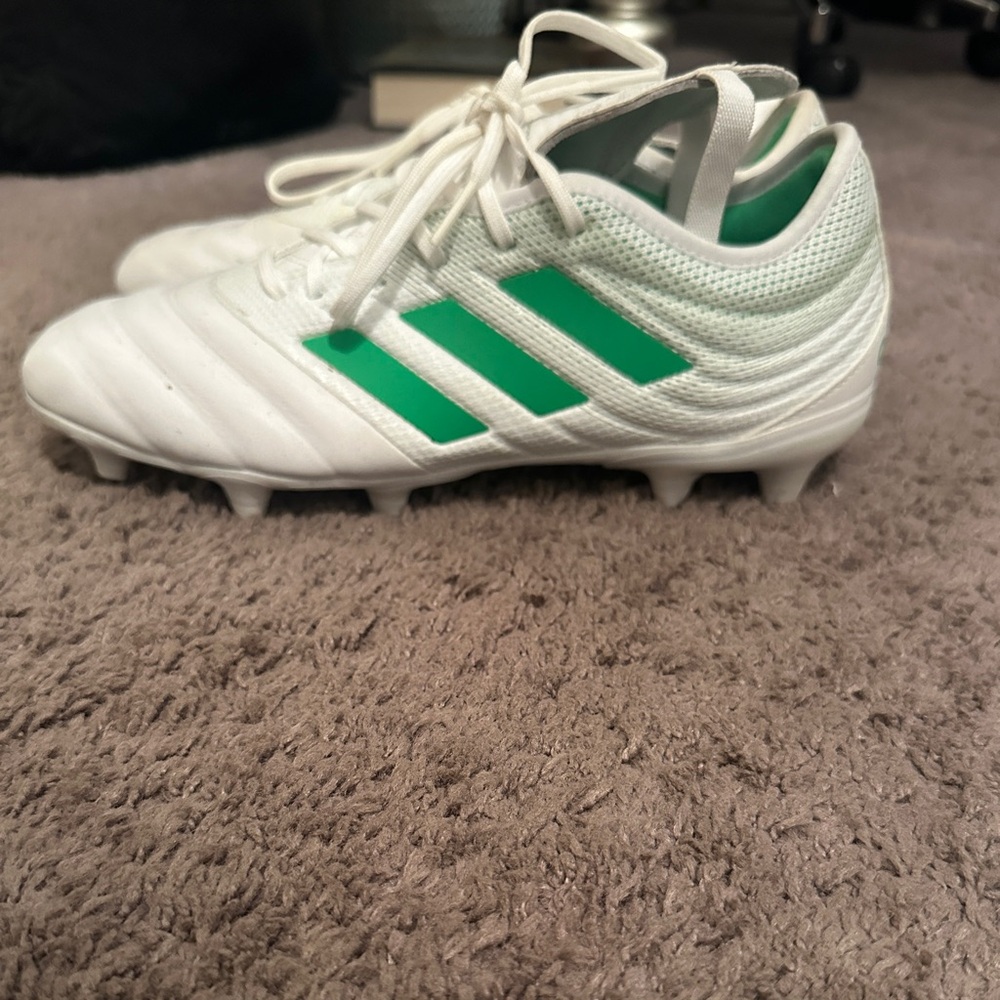 Adidas Copa Cleats White and Green